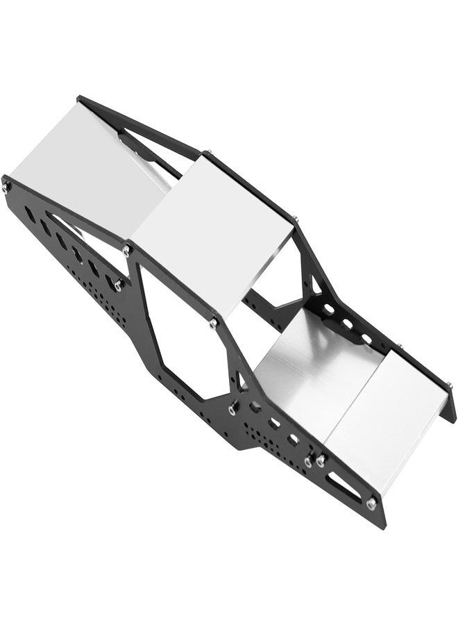 Share Goo ShareGoo Aluminium Chassis Frame Kit Rocks Cage Body Shell Compatible with 1/24 Axial SCX24 90081 AXI00001 AXI00002 AXI00005 AXI00006 RC Crawler Upgrade Parts (Silver) - Image 2